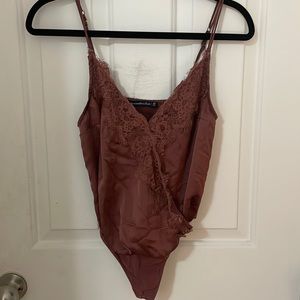 Abercrombie satin bodysuit